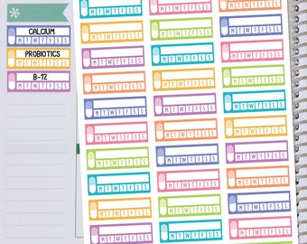 Planner Stickers-Pill Tracker