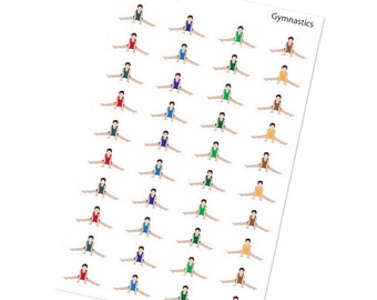 GYMNASTICS - BOY Planner Stickers.