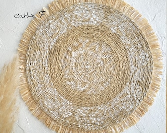 MOTIAS 34 raffia rope wall decoration