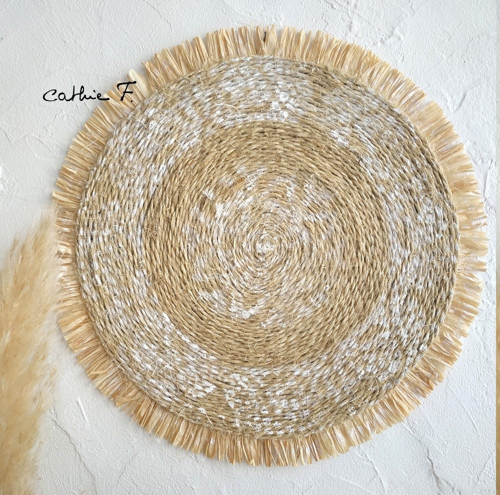 Décoration Murale Corde Raphia Motias 34