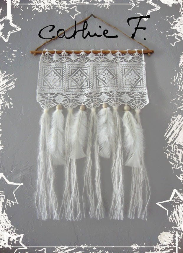 Décoration Murale Dentelle Whitecoco