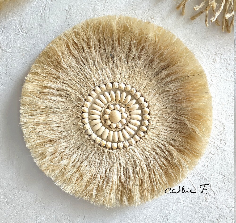 Juju Hat en Fibres Décoré Begy 24 cm