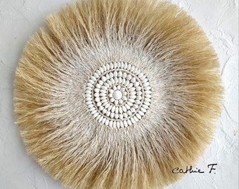 Juju hat en fibres décoré WHITY 40 cm