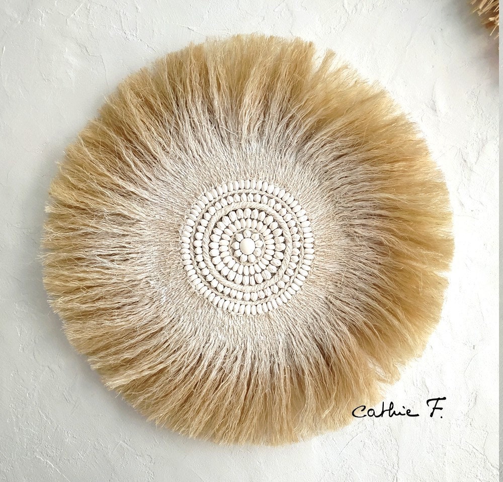 Juju Hat en Fibres Décoré Whity 50 cm