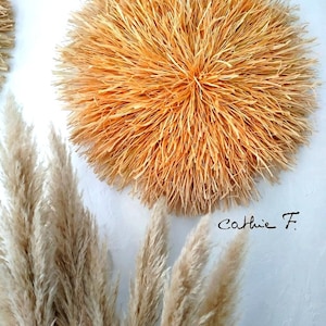 Juju hat 70 cm in two-tone raffia GOLD