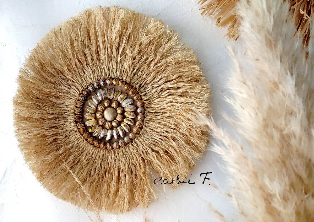 Juju Hat en Fibres Décoré Saria