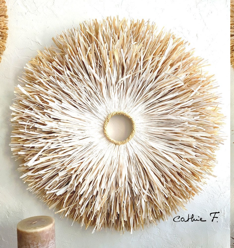 Juju Hat Percé Blanc en Raphia 45 cm