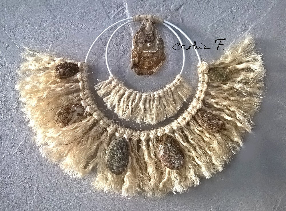 Décoration Ethnique Murale en Corde Noliana