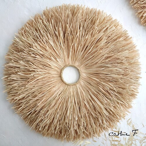 Juju Hat Pierced in Raffia 65 Cm Etsy