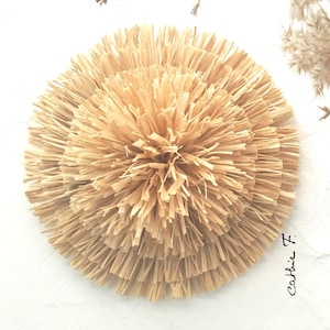 Chapéu Juju ráfia em camadas 43 cm