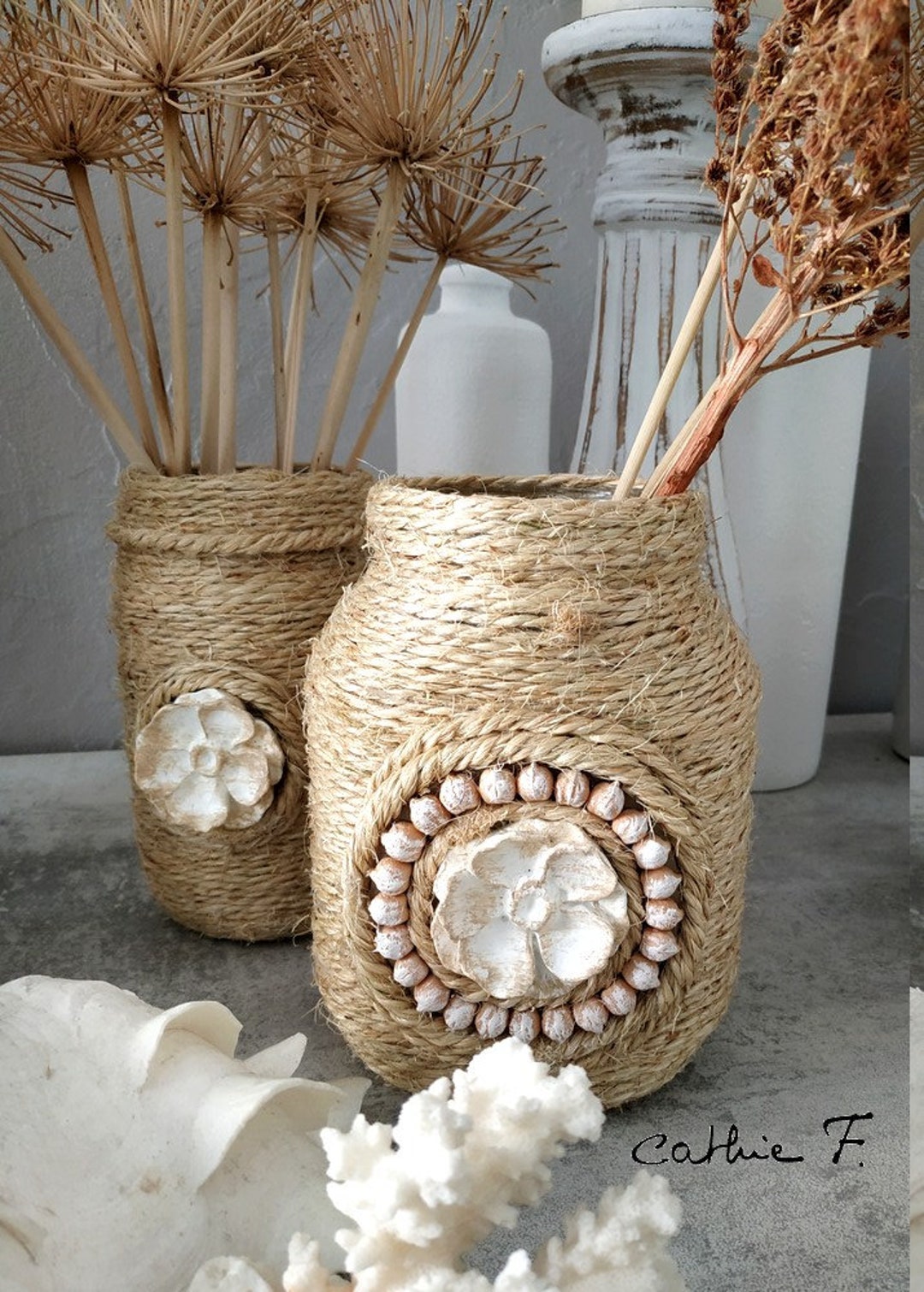 FLO Rope Vase and Utensil Pot - Etsy