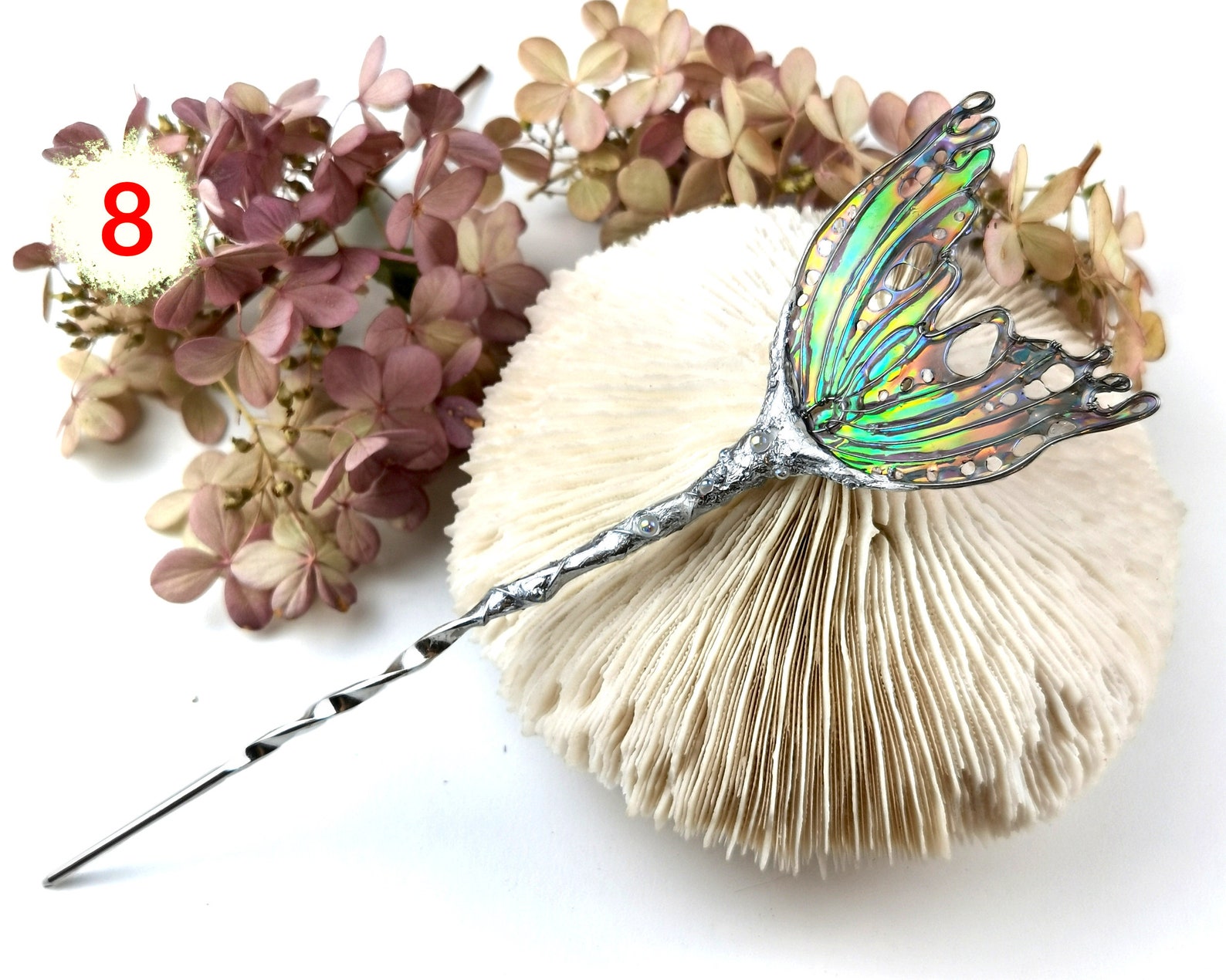 Hair Stick Sirène à Strass Violet - Neuf Avec étiquettes