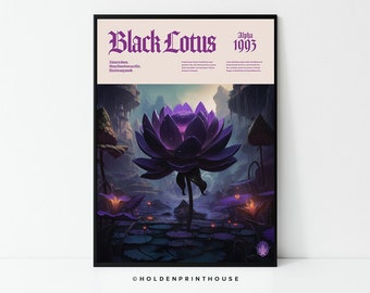 ブラックロータス、マジック：ザ・ギャザリング、MTG - クロスステッチ
