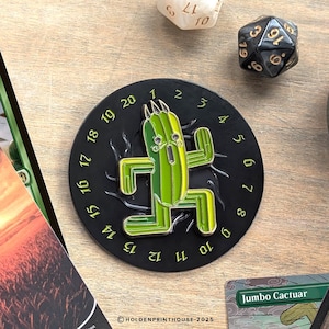 Final Fantasy 'Kaktuar' Lebenszähler | MTG Life Tracker 1–40 | Doppelseitiger Spinner für Magic the Gathering | TKG Accessoires Geschenk