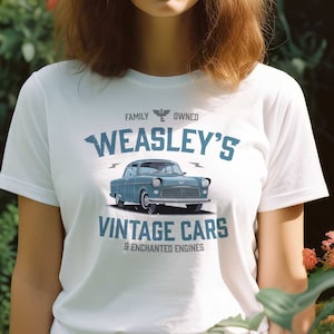Weasley&#39;s Flying Cars Tee // Wizard Shirts, Weasley Shirt,  Book Worm Shirt, Bookish Sweatshirt, Wizard shirt, Unisex Tee