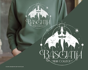 Basgiath War College - Suéter de la Cuarta Ala, Cuadrante de Jinetes de la Cuarta Ala, Sudadera, Sorrengail Violeta, Sudadera con capucha Bookish