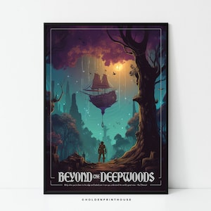 Plakat The Edge Chronicles // Wydruk artystyczny, Kolorowa sztuka ścienna, Wystrój domu, Pomysł na prezent