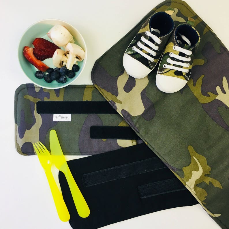 Portable High Chair Travel Baby Feeding Camo Image 0