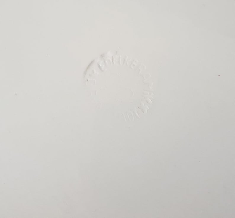 West-Germany mid-century pottery happy food design sixties ceramic cake plate Edelkeramik Gr\u00fcnstadt 2980