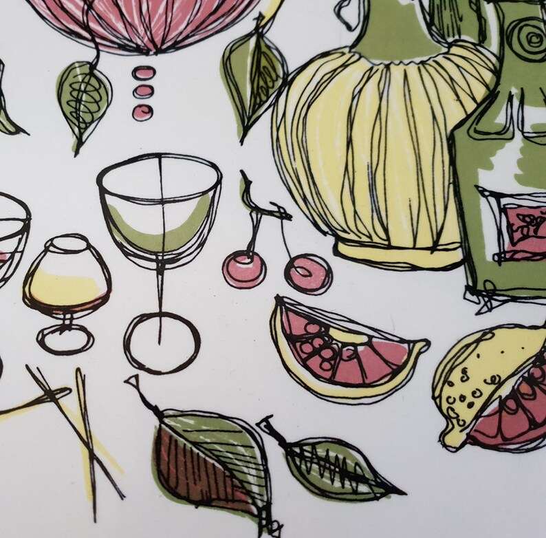 West-Germany mid-century pottery happy food design sixties ceramic cake plate Edelkeramik Gr\u00fcnstadt 2980