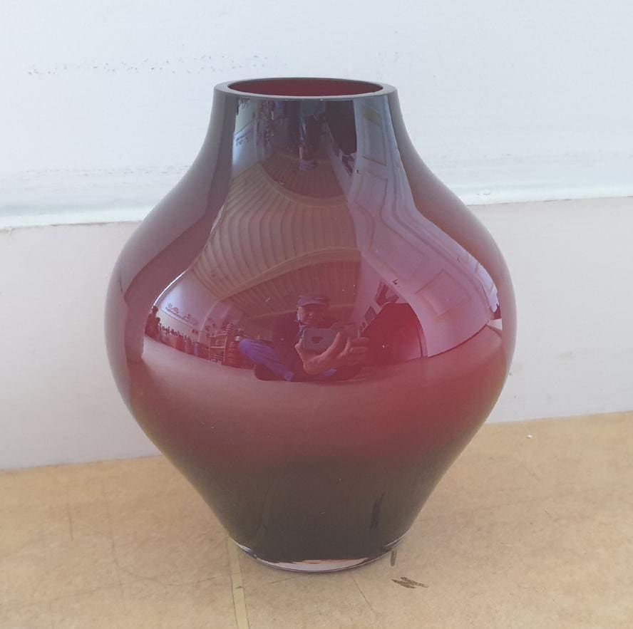 【 超希少品 】70's STIVER ITALY 大型 花瓶 クリスタル 緑 超希少品 】70's STIVER ITALY 大型 花瓶 クリスタル 緑 绿色