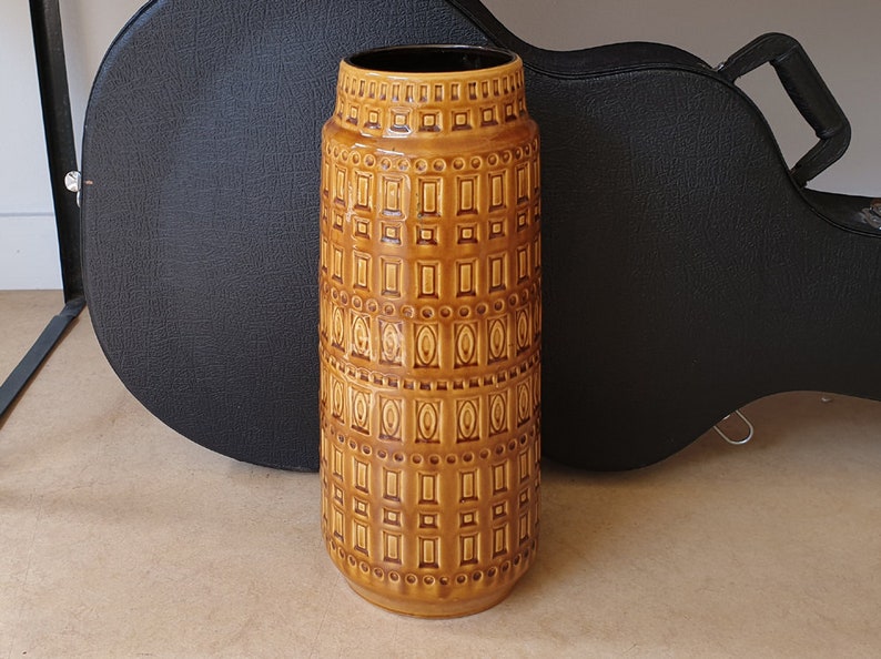 Scheurich 260 40 Inka Tall W German Pottery Floor Etsy