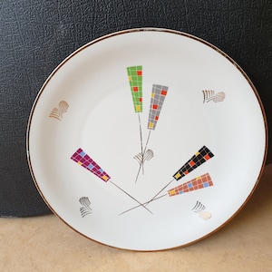 Winterling 43, Schwarzenbach, Bavaria, West-Germany: abstract presentation/ serving plate from the 1950s, pure space-age decoration