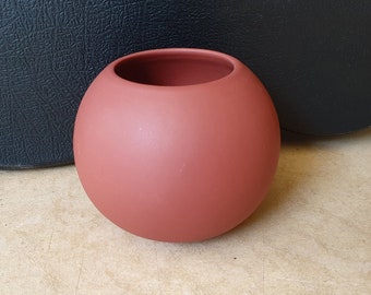 Asa Selection Keramik 11308: austere West-Germany pottery from the seventies/ eighties, mid-century, wonderful matte brown post-modern glaze