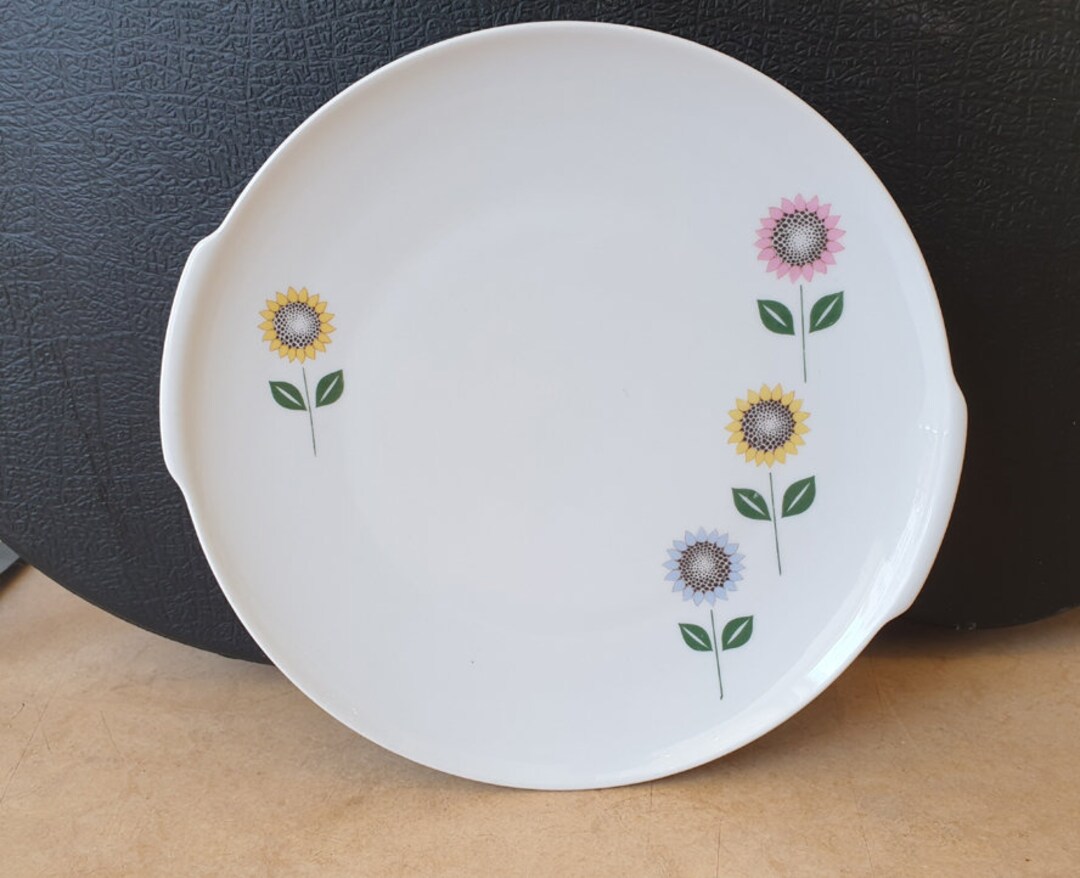 Lot Bol + 6 Petites Assiettes Winterling Röslau Bavaria – Porcelaine Vintage 50/60