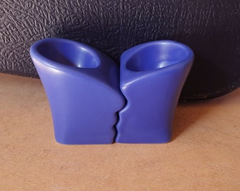 Asa Selection Keramik, &#39;Kissing Eggcups&#39;, famous West-Germany pottery from the eighties, minimalist 1980s, post-modern ceramic design
