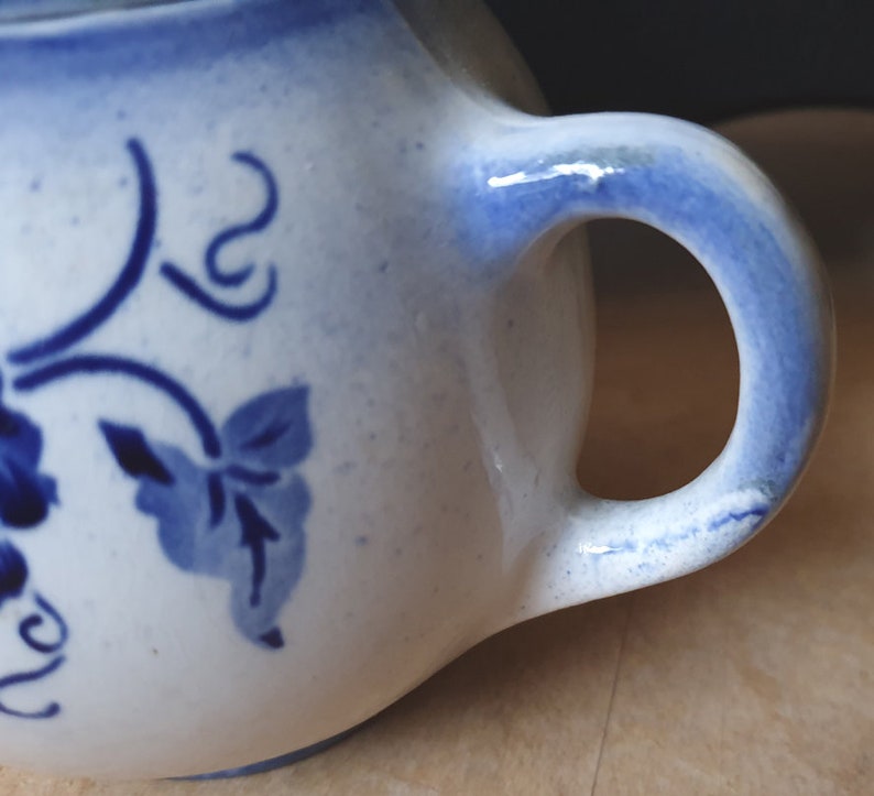 Nimy, Belgium Ceramic Art Deco 'spritzdekor' Design Sugar Bowl With Lid