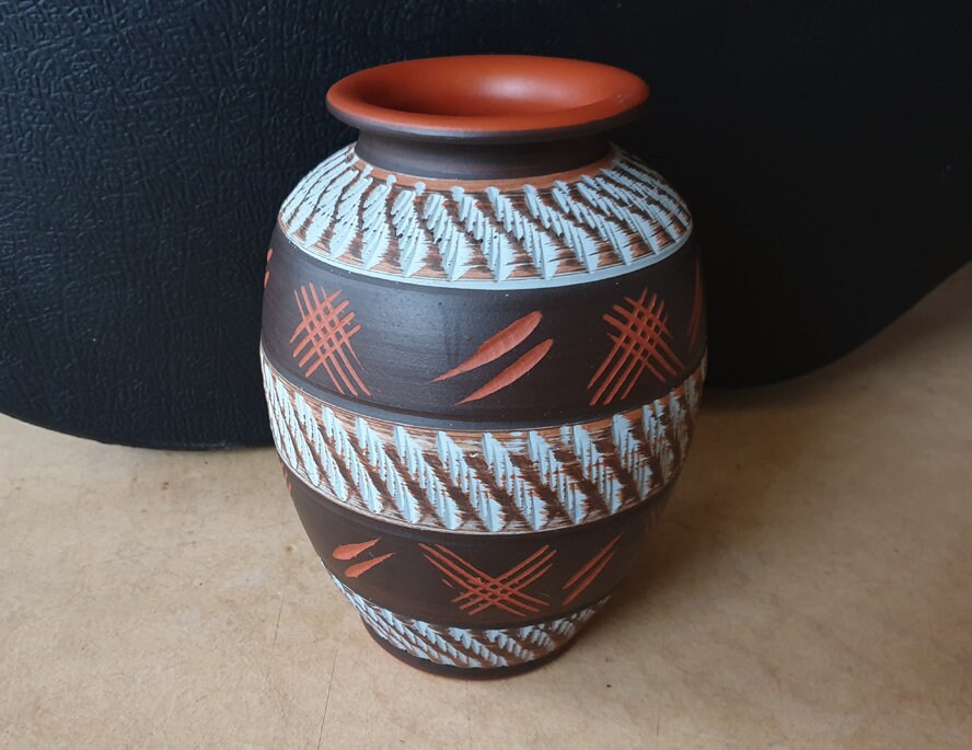 kees　2点 Bay keramik、Akru Klinkerの花瓶 Akru 10-20 (alfred Krupp Keramik): West-germany Pottery Hand