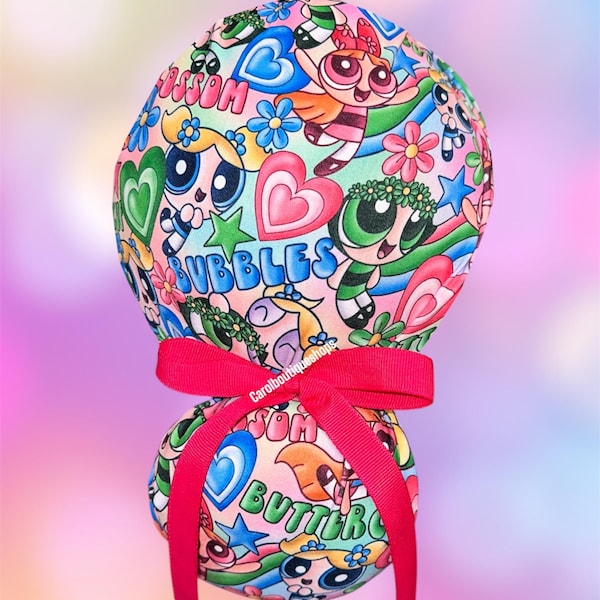 Gorro de quirófano, gorro de quirófano de poliéster/spandex, gorro de quirófano navideño, gorro de quirófano con dibujos animados, gorro de quirófano con gatito, gorro de quirófano con fantasma, gorro de quirófano con chica luna