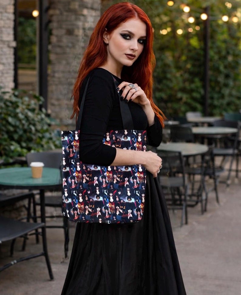 Bolsa de mano de la novia de Frankenstein, bolsa de mano reutilizable de Horror Girls, bolsa de mercado de Elvira, bolsa de mano de Sally, bolsa de mano ecológica, bolsa de playa, mochila escolar imagen 6