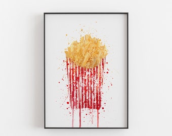 French Fries Wall Art Print 0879