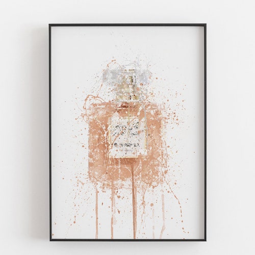 Fragrance Bottle Wall Art Print 'blush' 0229A Etsy UK