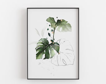 Botanical Wall Art Print 'Canopy' 0606