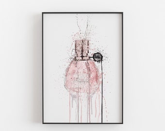 Fragrance Bottle Wall Art Print 'Candy' 0287A