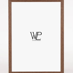 Premium Light Walnut Picture Frame