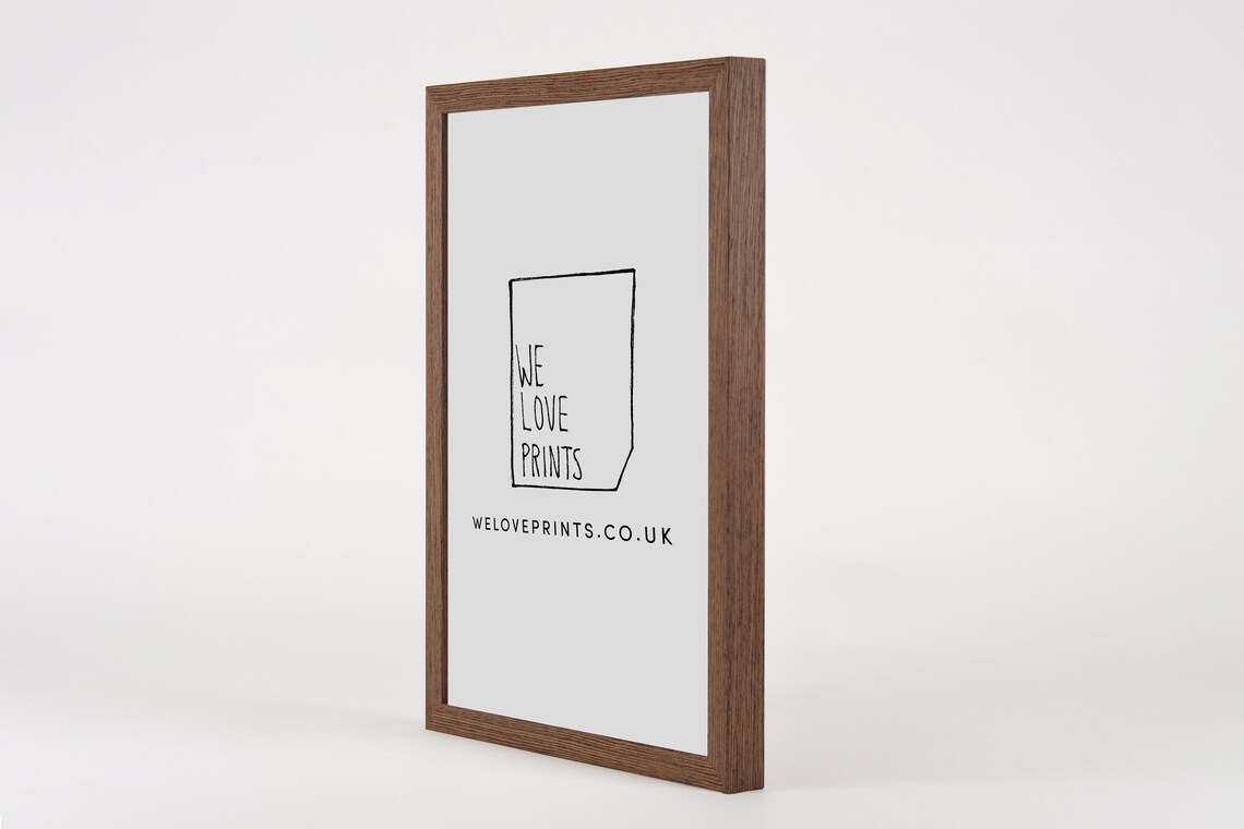 Premium Light Walnut Picture Frame Etsy