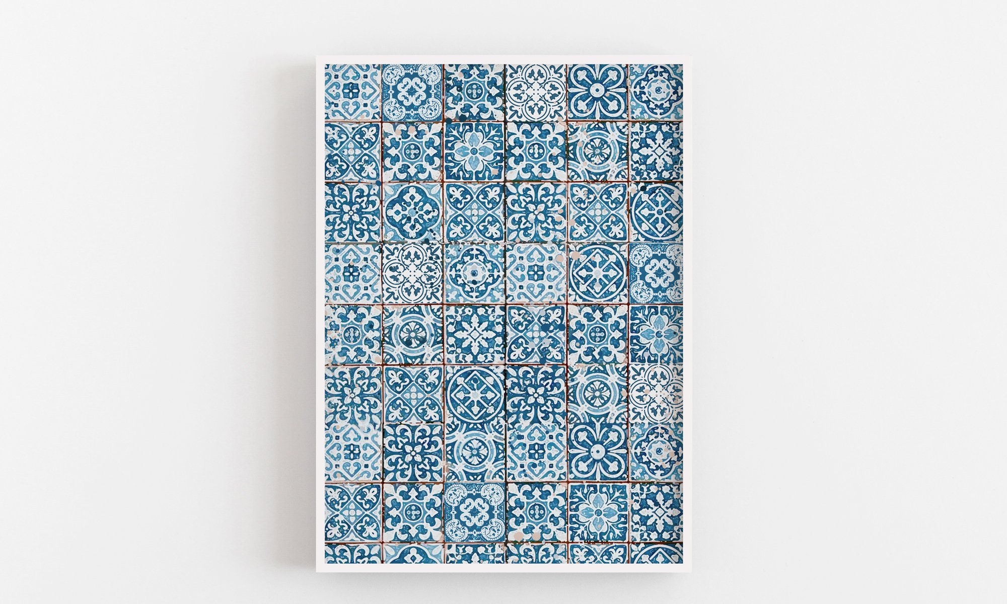 Greek Tile Wall Art Print 1048 Etsy