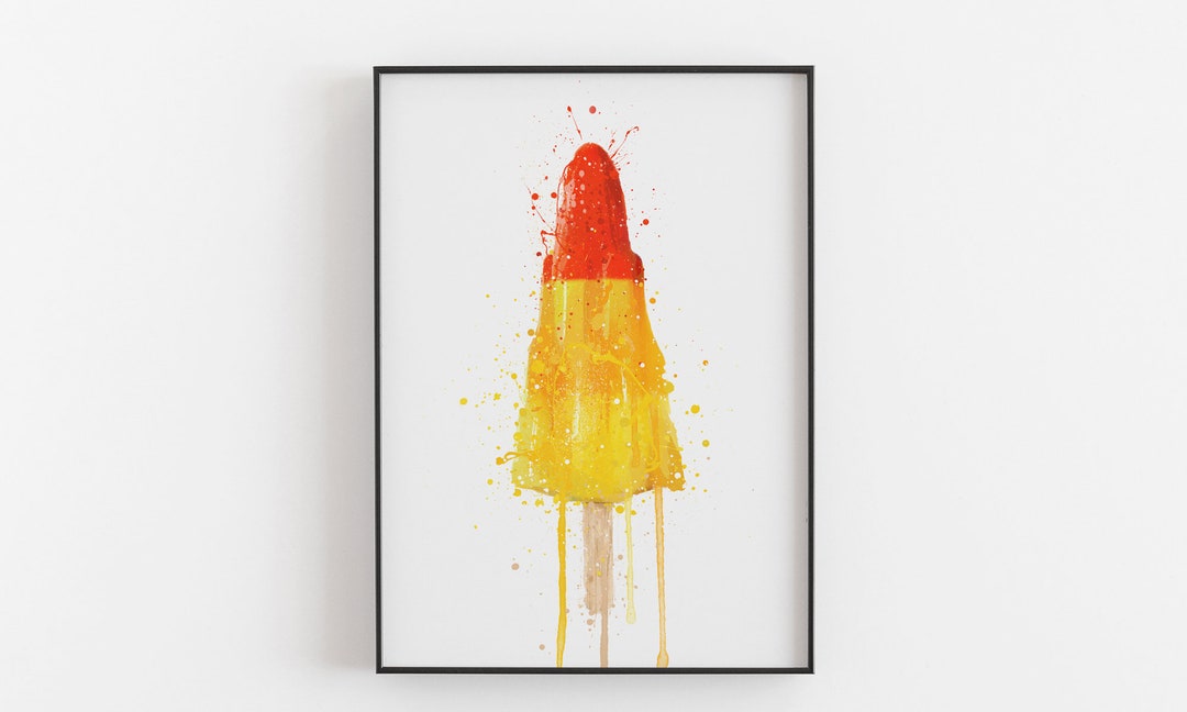 Ice Lolly Wall Art Print take Off 0912 Etsy UK