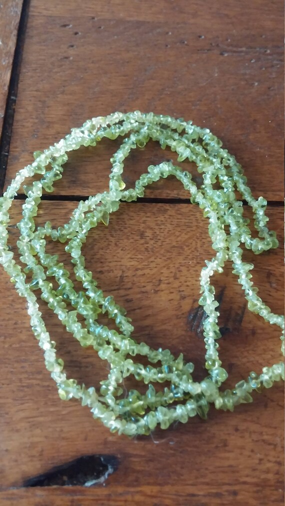 Lemon-Lime Green Quartz Necklace - image 3