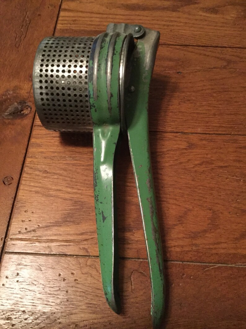 Vintage Green Potato Ricer