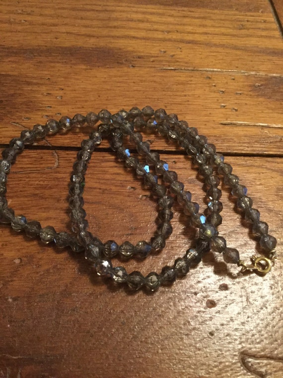 Smokey Gray Trifari Necklace - image 6