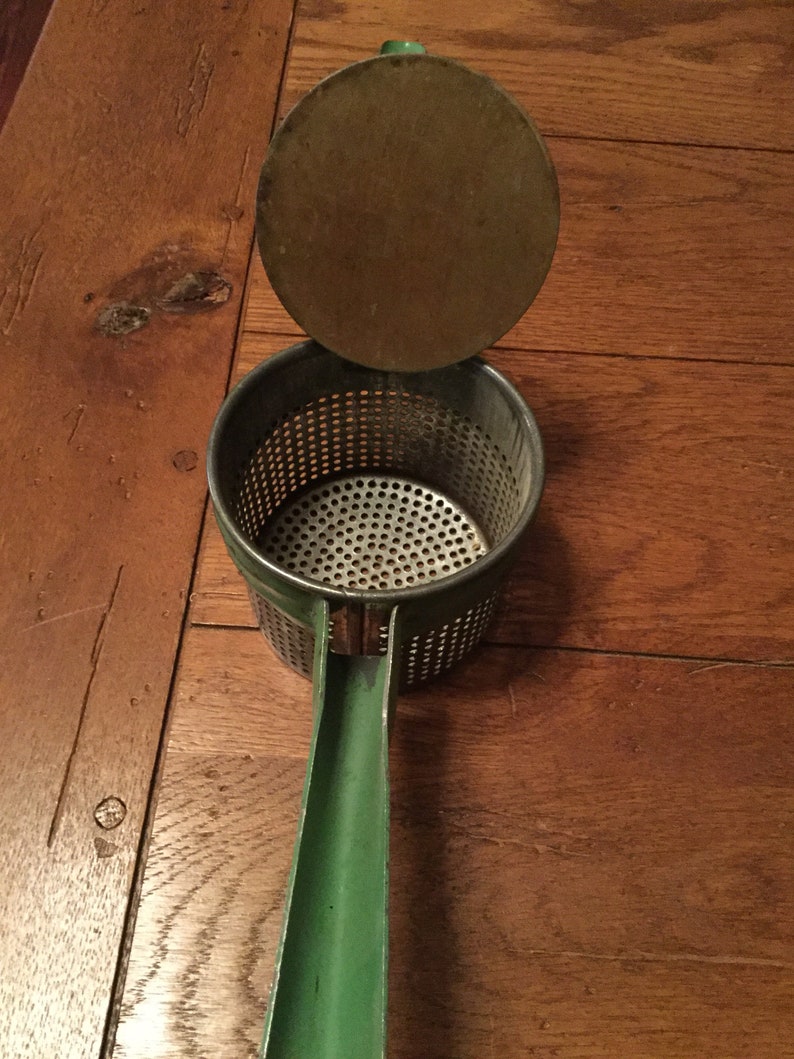 Vintage Green Potato Ricer