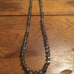 Smokey Gray Trifari Necklace image 2