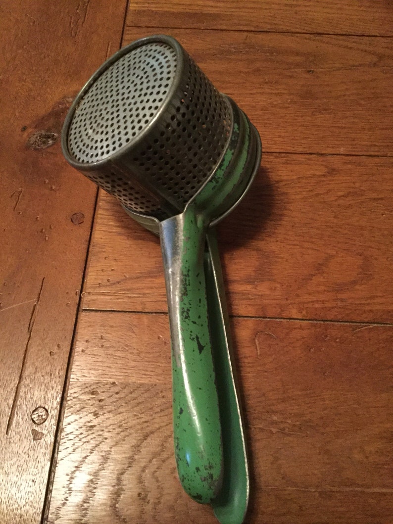 Vintage Green Potato Ricer