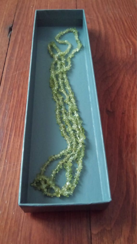 Lemon-Lime Green Quartz Necklace - image 7