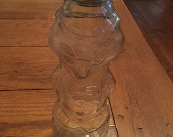 H Fox & Coins Glass Bottle